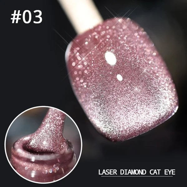 💅LAST DAY HOT SALE 50% OFF💎Laser Diamond Cat Eye Nail Polish