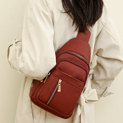 💖NEW ARRIVAL LIMITED TIME OFFER💖Women's Vintage Leather Chest Bag