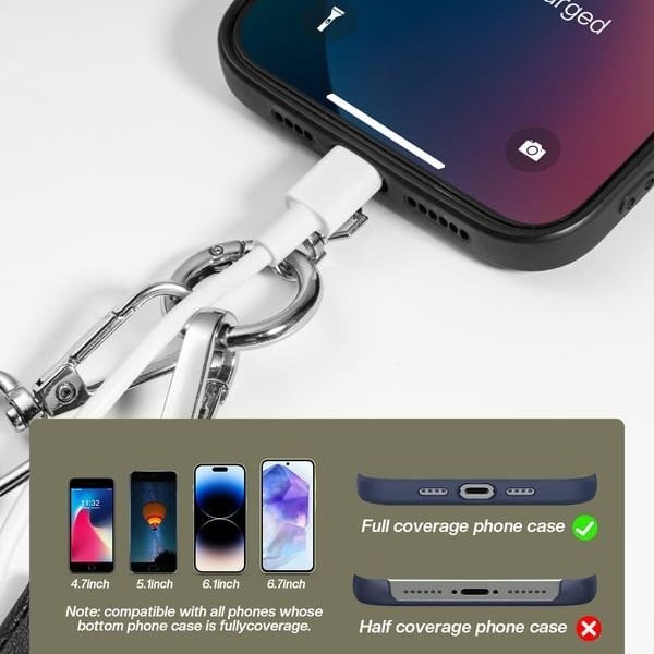 🌸LAST DAY SPECIAL PRICE!!🌸Adjustable Crossbody Phone Wallet Lanyard with Safety Breakaway Clasp