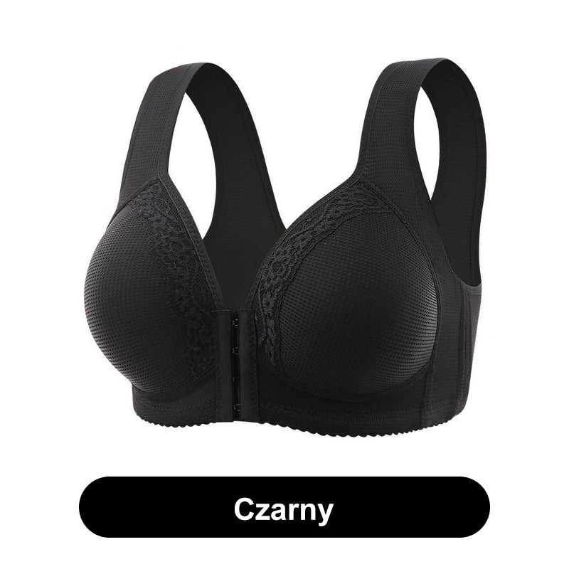 💥Buy 1 Get 1 Free💥Breathable Front-Closure Plus-Size Bra with Wire-Free Support