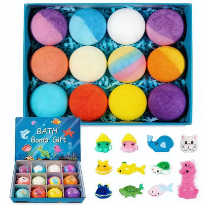 🛁LAST DAY 49% OFF🏐Bath Bombs for Kids with Surprise Inside🥚✨