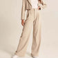 Lightweight Tailored Wide Leg Pants