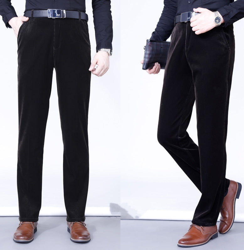 ❄️Winter Specials❄️Men's Stretchy Corduroy Straight Long Pants