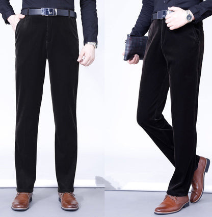 ❄️Winter Specials❄️Men's Stretchy Corduroy Straight Long Pants