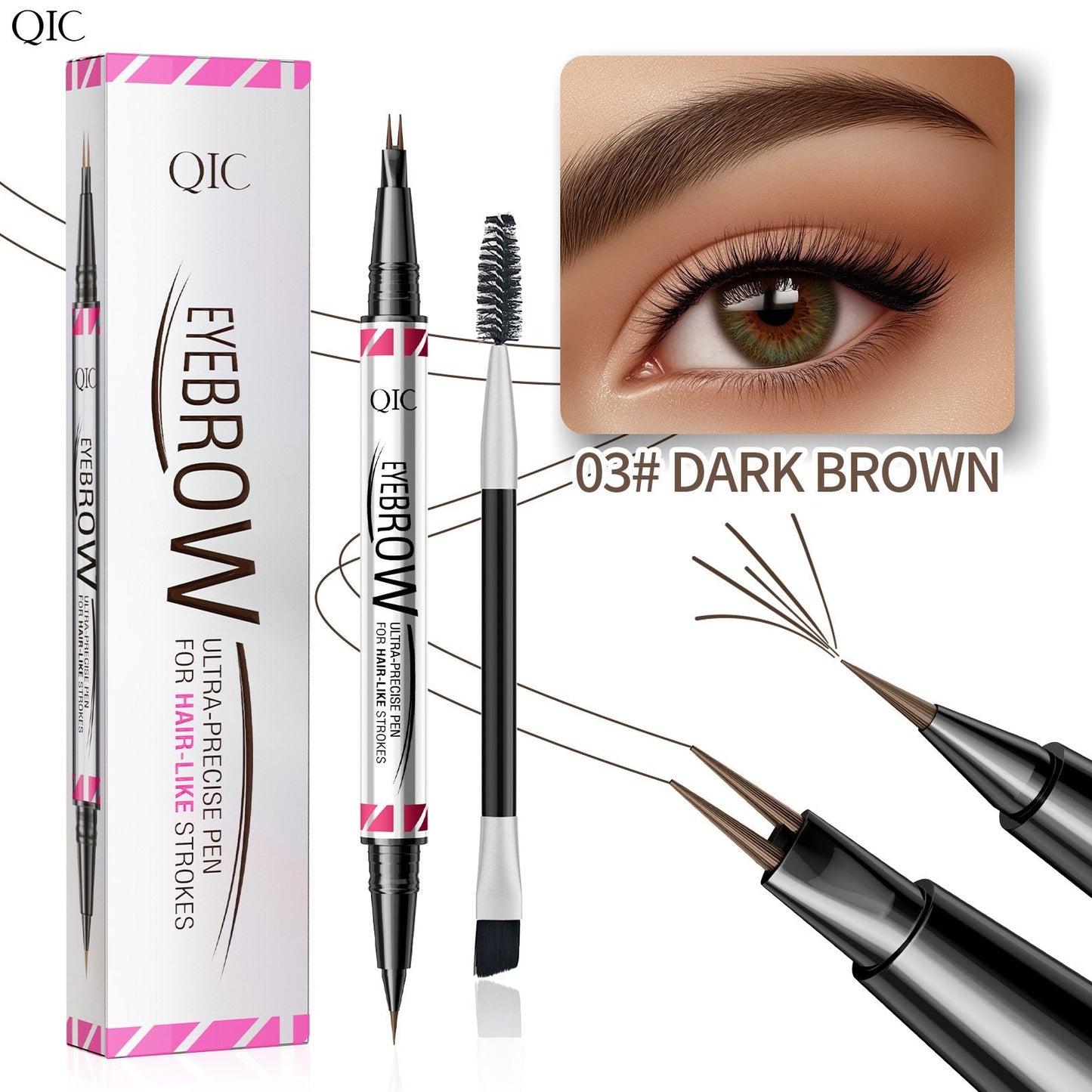 🏆Last Day Promotion 50% OFF!🎁3D Waterproof Microblading Eyebrow Pen