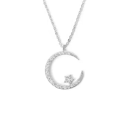 🔥50% off💕Bright Night: Moon Star Necklace🌙✨