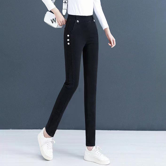 📢📢50 % OFF !! 🔥Elastic Warm Plush Skinny Jeans for Women