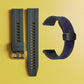 22mm Silicone Watch Strap + Leather Watch Strap