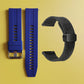 22mm Silicone Watch Strap + Leather Watch Strap