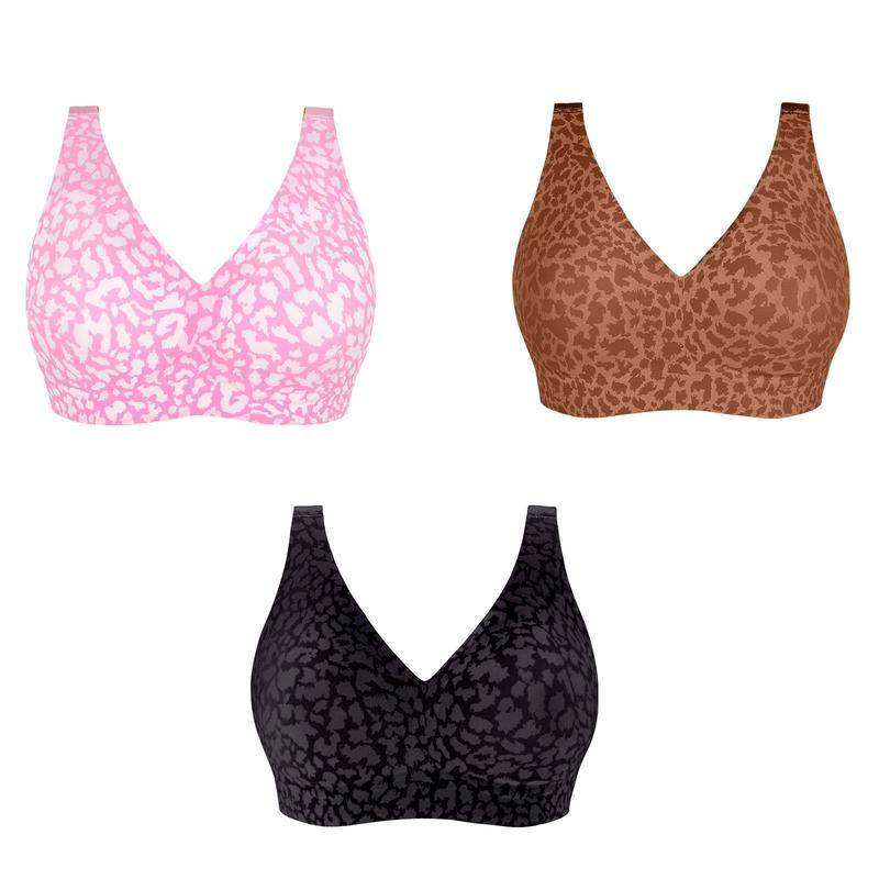 💗LAST DAY PROMOTION - 50%OFF💗Stylish Leopard Pattern Breathable Everyday Bra