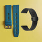 22mm Silicone Watch Strap + Leather Watch Strap