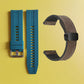 22mm Silicone Watch Strap + Leather Watch Strap
