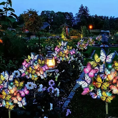 🦋Breathe Life into Your Garden Day & Night. Solar Butterfly Lights with Dual Modes – Automatic Magic. ✨💐