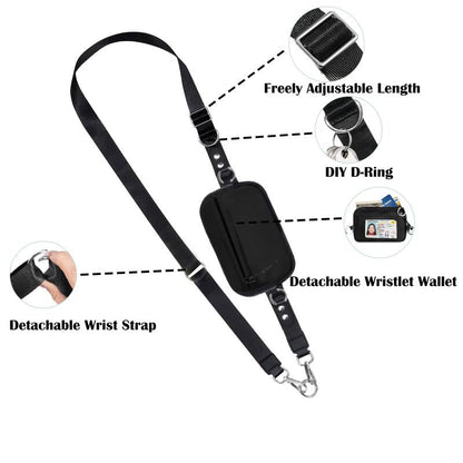 🌸LAST DAY SPECIAL PRICE!!🌸Adjustable Crossbody Phone Wallet Lanyard with Safety Breakaway Clasp