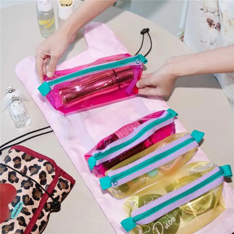 🔥Last Day 49% OFF - 🎄✨Portable Foldable Travel Toiletry Bag