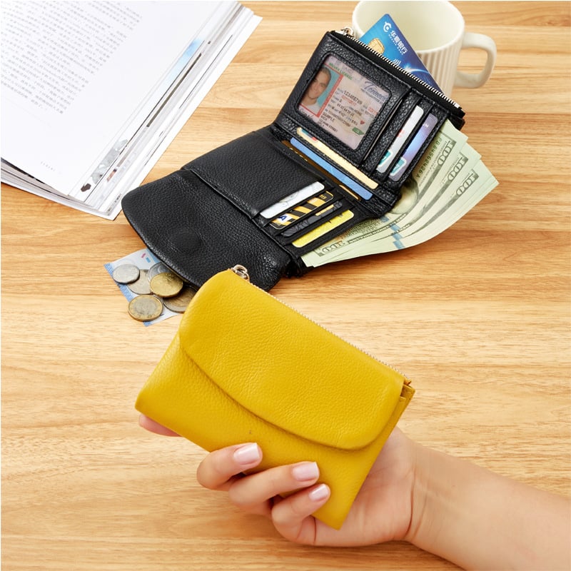 🎁🔥Last day sale 49% OFF🔥✨⏰Unisex Pebble Leather Wallet🔥