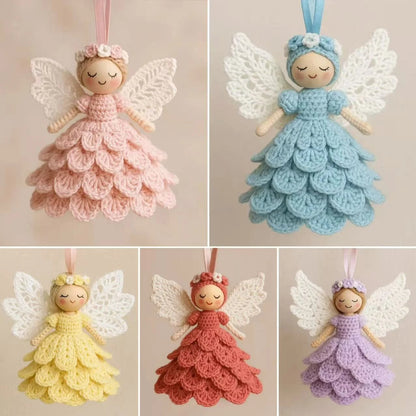 🧚Christmas Angel✨Last Day Sale 49% OFF🎁Crochet Your Own Angel – Complete Craft Kit