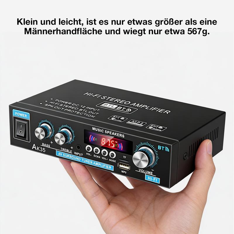 AK35 Stereo Amplifier Home Audio Bluetooth 5.0 Max