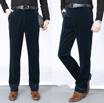 ❄️Winter Specials❄️Men's Stretchy Corduroy Straight Long Pants