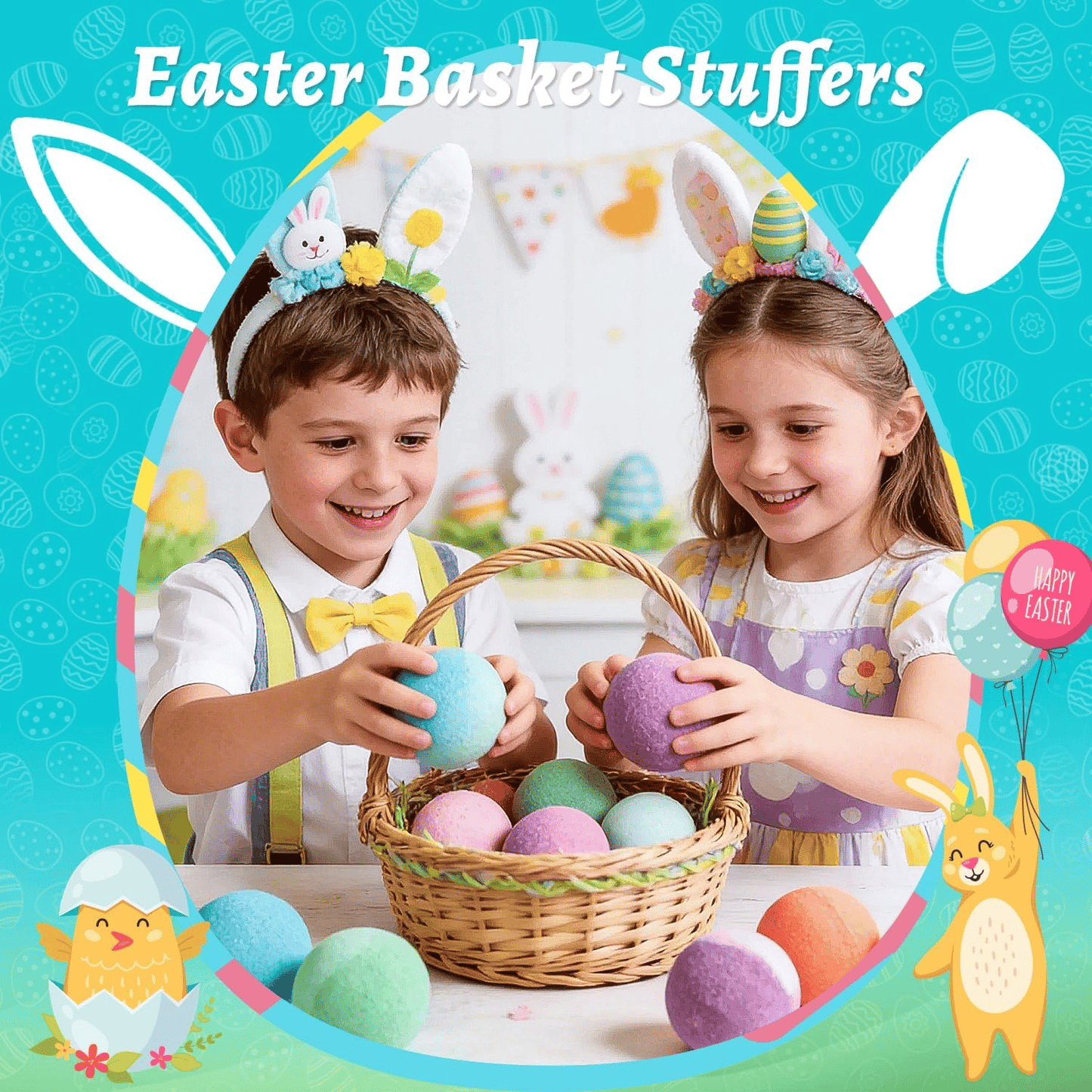 🛁LAST DAY 49% OFF🏐Bath Bombs for Kids with Surprise Inside🥚✨