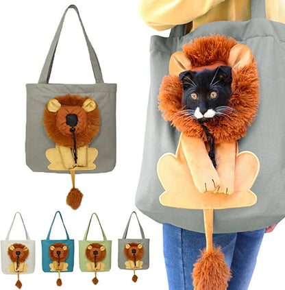 🦁2024 Cute Lion Shape Pet Shoulder Bag