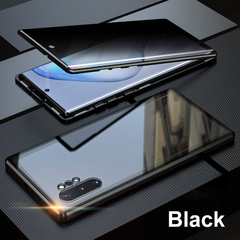 Anti-peeping Magnetic Tempered Glass Double-sided Phone Case For Samsung S25-21 Series