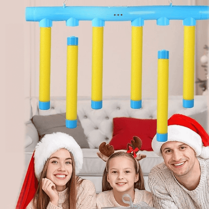🎯 BUY 3 GET 1 FREE! ✨ Reflective Drop Stick Challenge Game - Improves Reflexes & Focus, Fun for Family/Party with LED Light Effects 🎄📦
