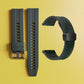 22mm Silicone Watch Strap + Leather Watch Strap