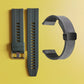 22mm Silicone Watch Strap + Leather Watch Strap