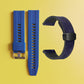22mm Silicone Watch Strap + Leather Watch Strap