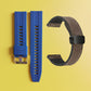22mm Silicone Watch Strap + Leather Watch Strap