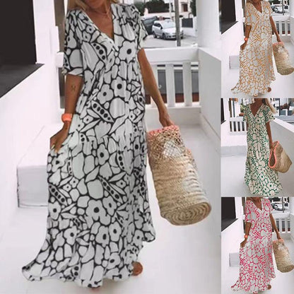 🌸Early Spring Sale 70% OFF!🔥💃Women's Casual Floral Swing Dress