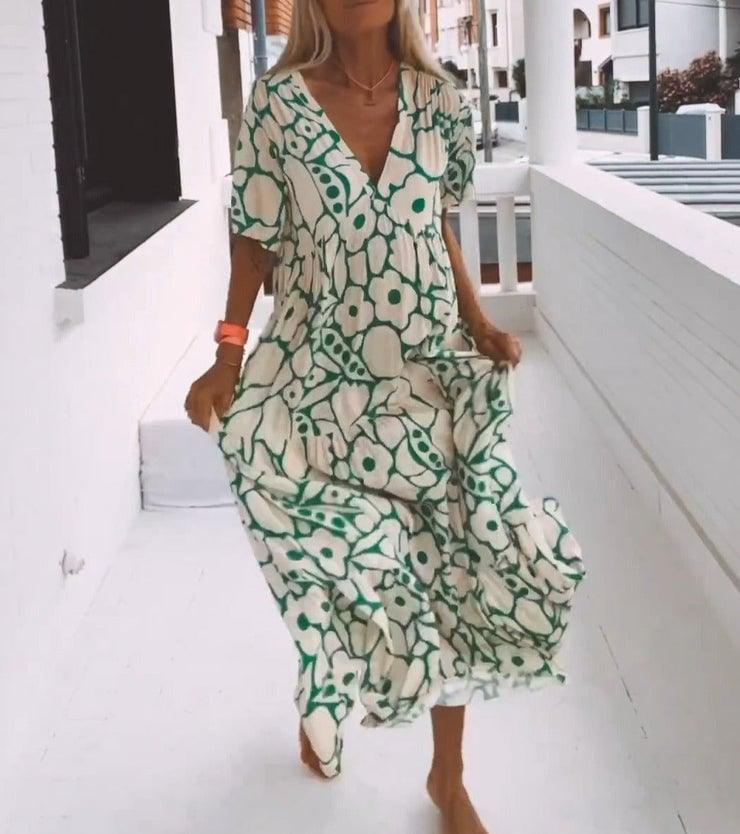🌸Early Spring Sale 70% OFF!🔥💃Women's Casual Floral Swing Dress