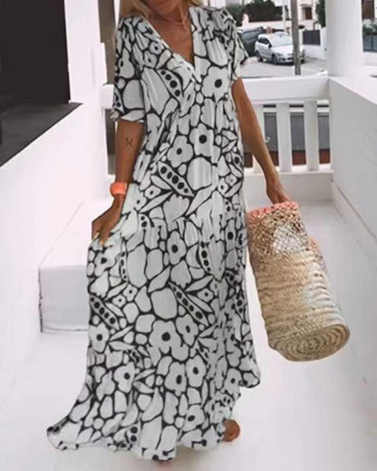 🌸Early Spring Sale 70% OFF!🔥💃Women's Casual Floral Swing Dress