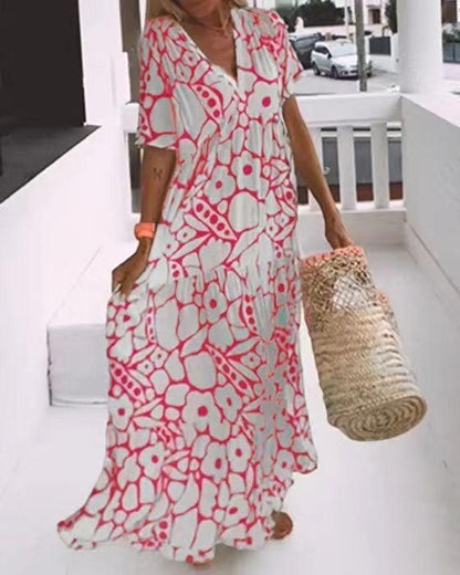 🌸Early Spring Sale 70% OFF!🔥💃Women's Casual Floral Swing Dress