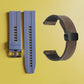 22mm Silicone Watch Strap + Leather Watch Strap