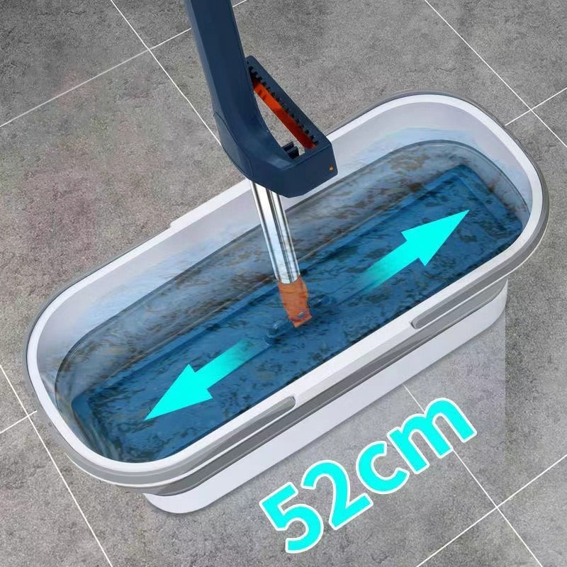 🧹 55% OFF + FREE BUCKET! 💦 2025 Ultra-Absorbent Flat Mop - Large 360° Swivel Head for Effortless Floor Cleaning, Limited Stock! 🏠🚀