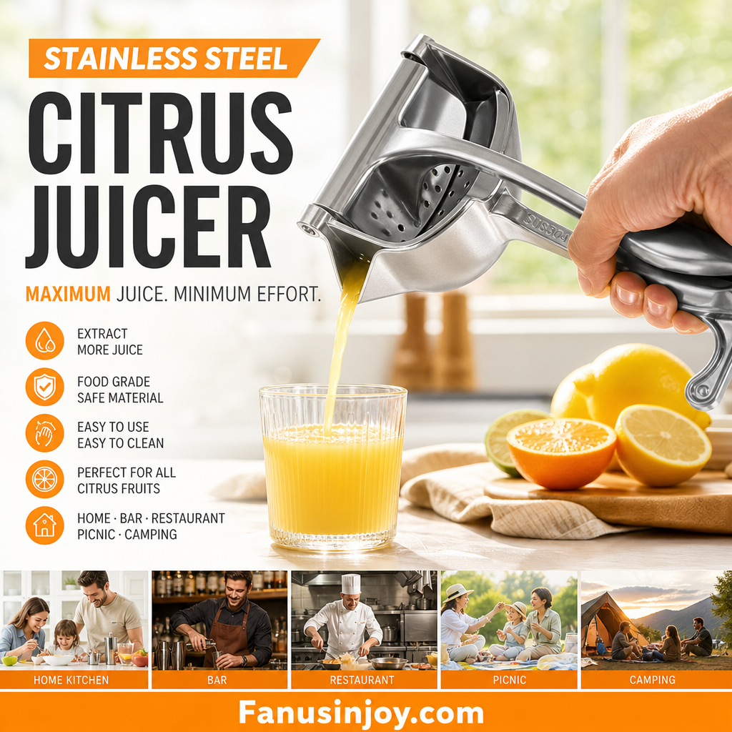 ⚡【Stainless Steel Juicer】— 49% OFF Flash Sale! Blend a “Vitamin Tornado” in 30 Seconds! 🍹🔥
