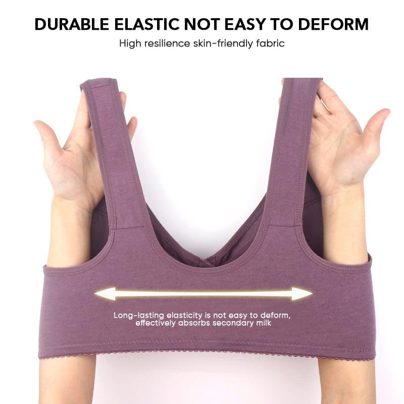 🔥Buy 2 get 1 free (3pcs)🔥Design for Senior Front Closure Cotton Bra