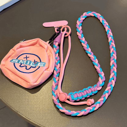 Phone Crossbody Strap with a Cute Little Storage Pouch