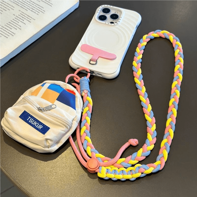 Phone Crossbody Strap with a Cute Little Storage Pouch