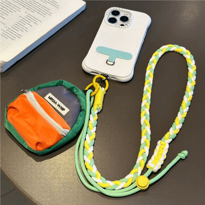 Phone Crossbody Strap with a Cute Little Storage Pouch