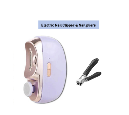 🎁 Hot Sale 49%OFF🔥3 in 1 Automatic Electric Nail Clipper with Polishing【Safe and convenient】