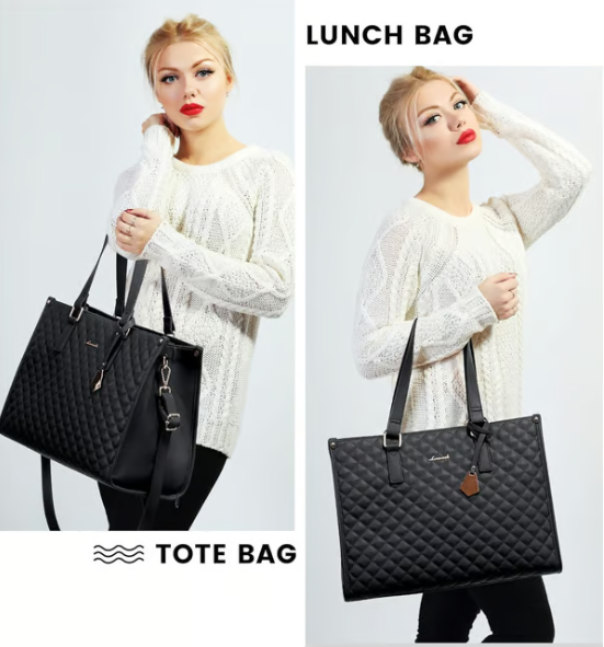 📢📢50%  OFF !!!⏰3 in 1 Lunch Tote Bag for Women🎁Free Matching Wallet⏰