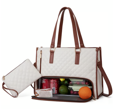 📢📢50%  OFF !!!⏰3 in 1 Lunch Tote Bag for Women🎁Free Matching Wallet⏰