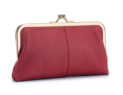 💥Premium Genuine Leather Long Wallet – ✨Timeless Elegance, Unbeatable Price💕