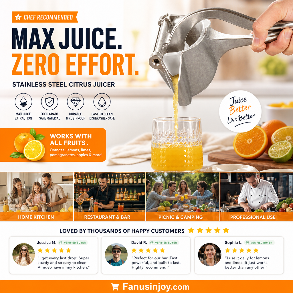 ⚡【Stainless Steel Juicer】— 49% OFF Flash Sale! Blend a “Vitamin Tornado” in 30 Seconds! 🍹🔥