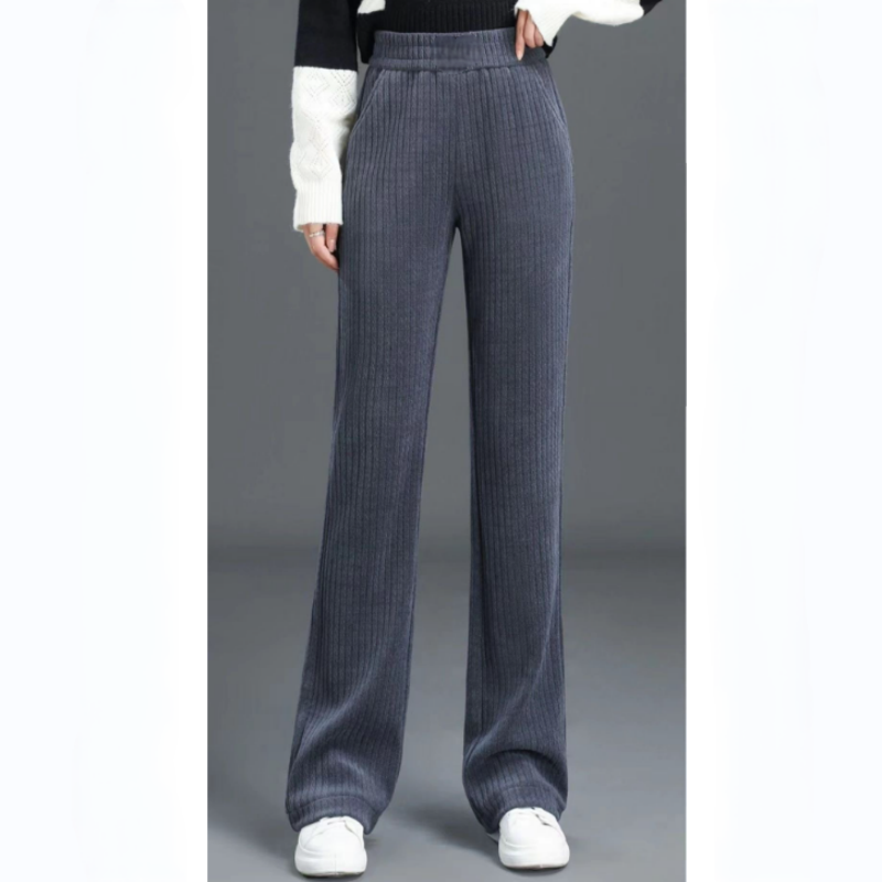 【🔥TODAY'S LOWEST PRICE】Women's Versatile Simple Stretch Elastic Waist Loose Wide  Leg Pants