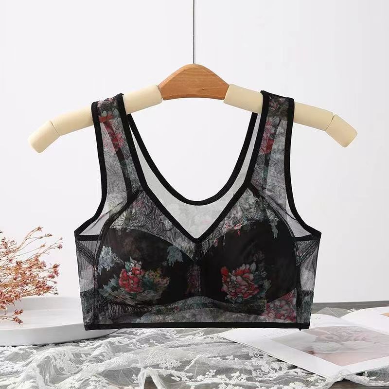 💥Hot Sale💕Lace Buttonless Comfortable Bra