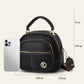 🎁Classic Multifunctional Compartments Adjustable Wide Shoulder Strap Leather Crossbody Bag
